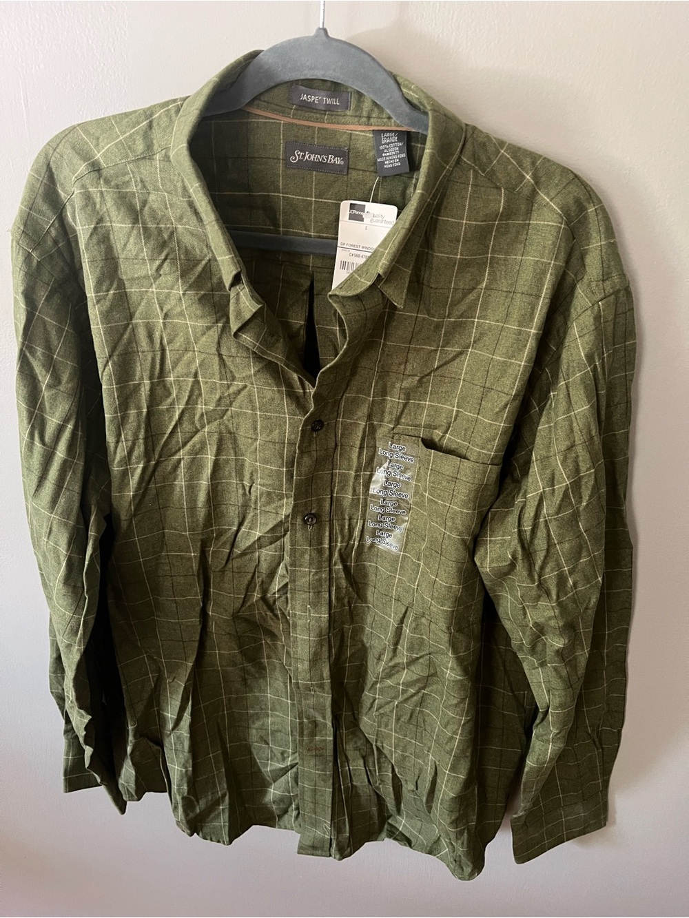 NWT St. John's Bay Men’s L shirt